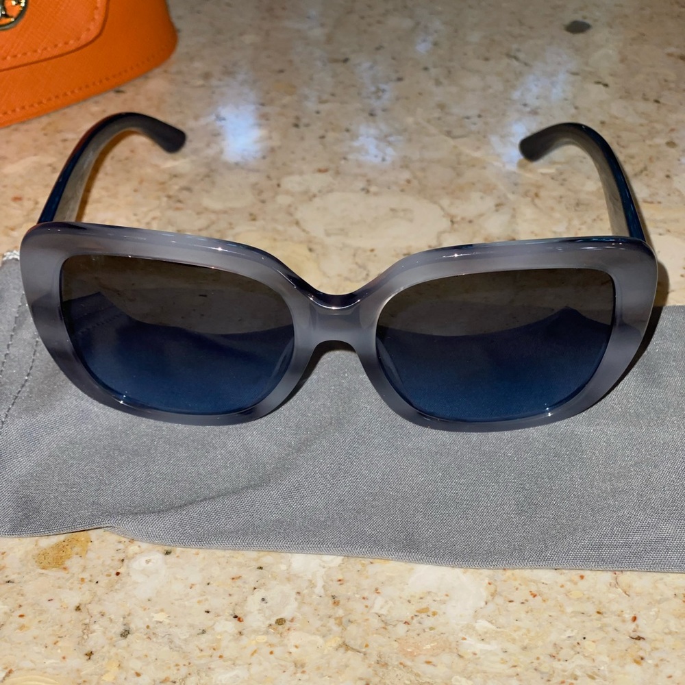 Tory Burch Sunglasses TY7149U 18068F 56- Milky Powder Blue Tortoise